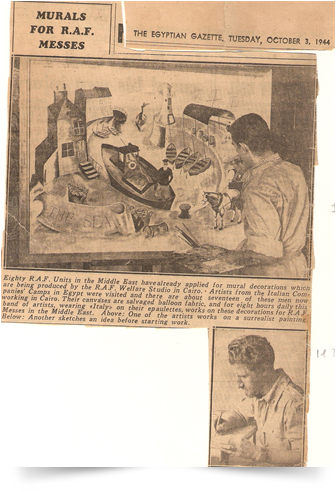 Articolo da The Egyptian Gazette -3 ottobre1944